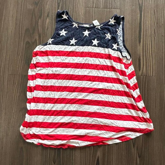 Old Navy American Flag Tank Top - Picture 3 of 3